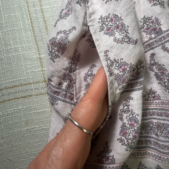 J.Jill 100% Linen Sleeveless Tunic Dress w/pockets  Size PS - Picture 5 of 8